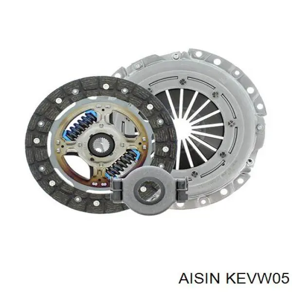 Kit de embrague (3 partes) KEVW05 Aisin