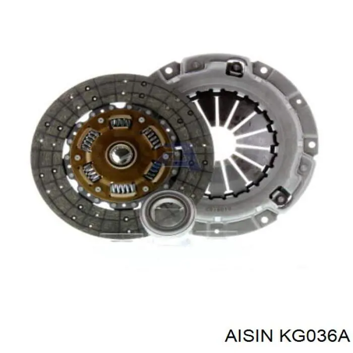 KG036A Aisin kit de embraiagem (3 peças)