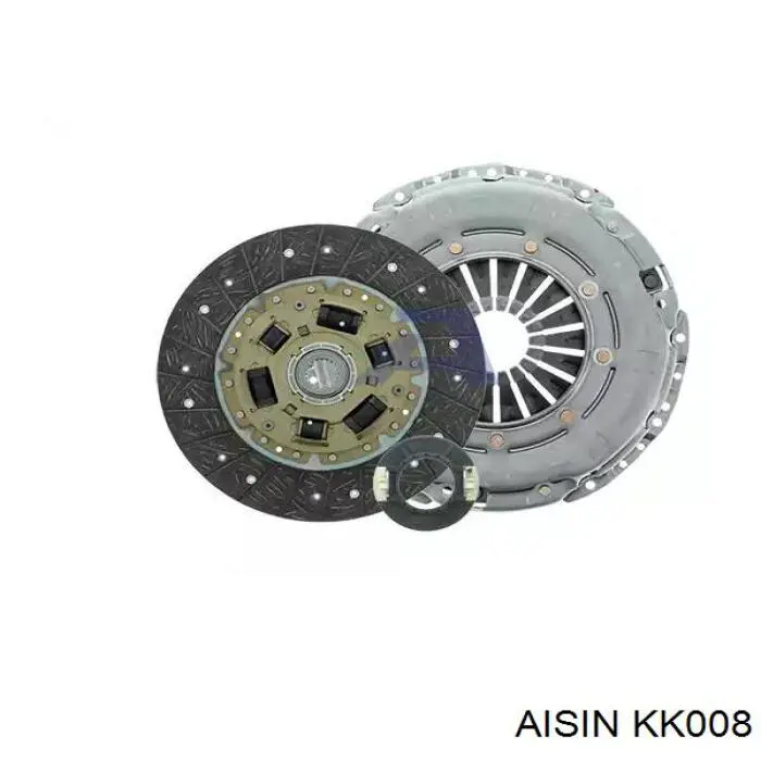 KK008 Aisin kit de embraiagem (3 peças)