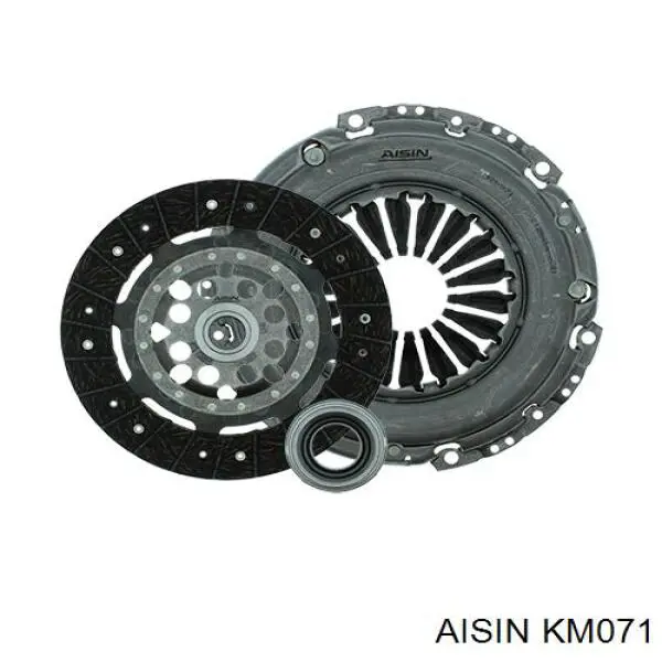 Купить KM071 Aisin Комплект сцепления (диск, корзина, подшипник)