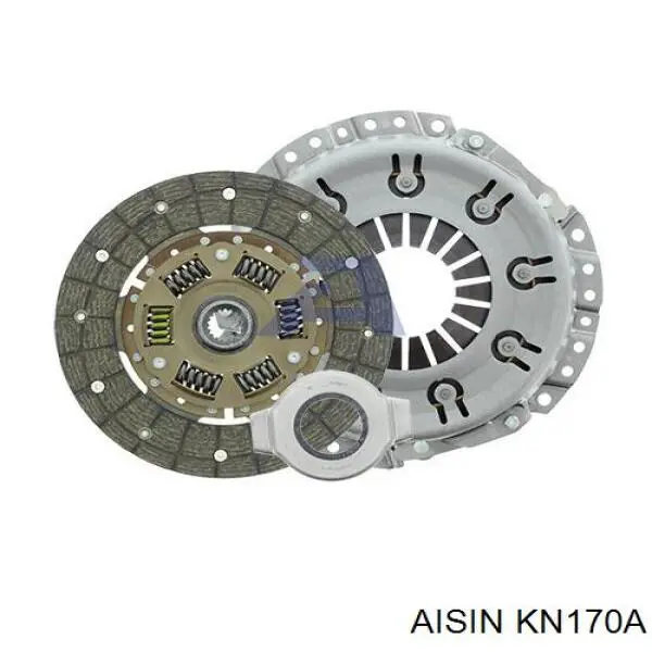 KN-170A Aisin kit de embraiagem (3 peças)