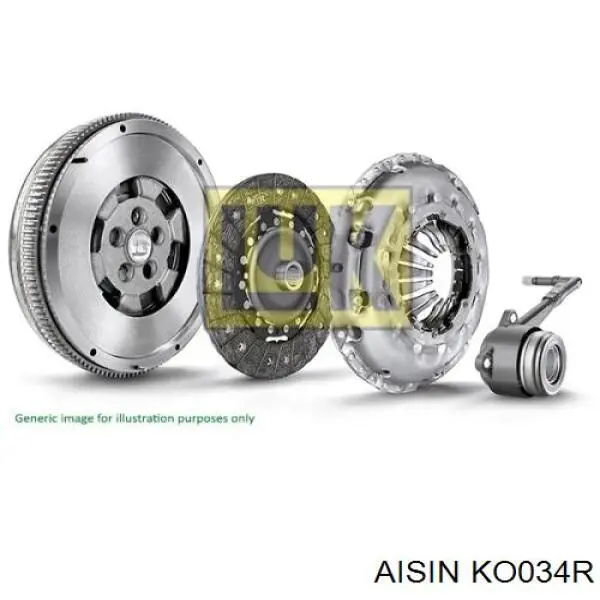 Комплект сцепления (3 части) Aisin KO034R цена, от 109.35 USD