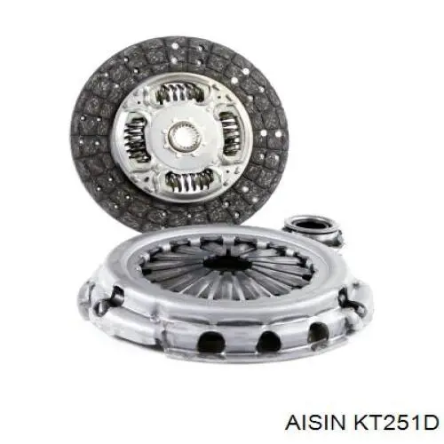 Купить KT251D Aisin Комплект сцепления (диск, корзина, подшипник)
