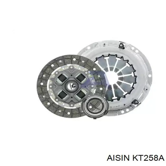 KT258A Aisin kit de embraiagem (3 peças)