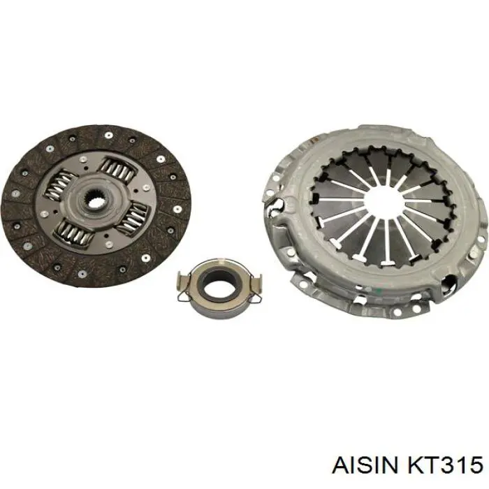 Купить KT315 Aisin Комплект сцепления (диск, корзина, подшипник)