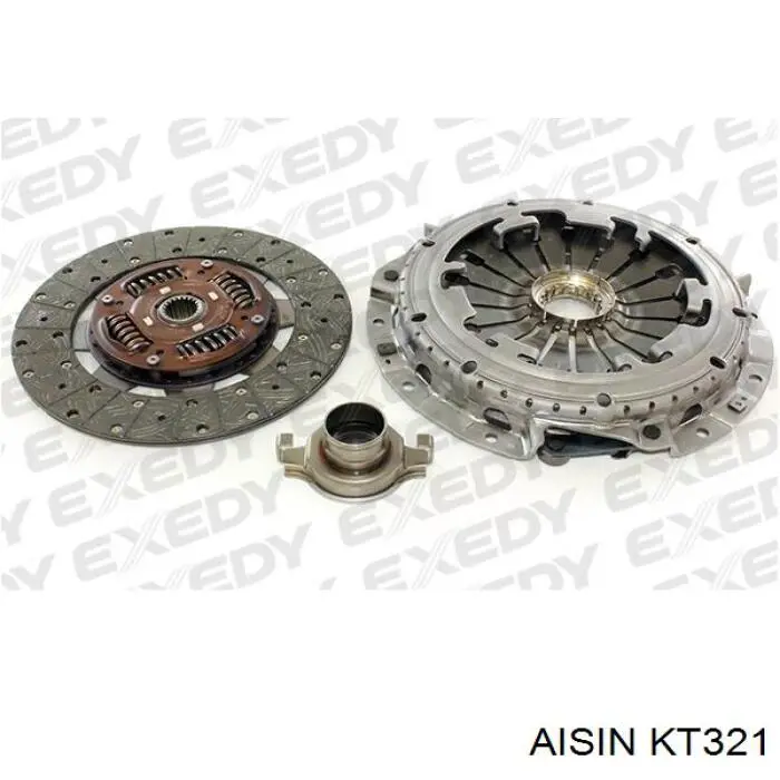 Купить KT321 Aisin Комплект сцепления (диск, корзина, подшипник)