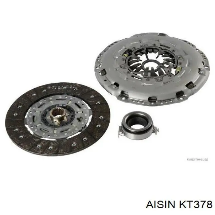 Купить KT378 Aisin Комплект сцепления (диск, корзина, подшипник)