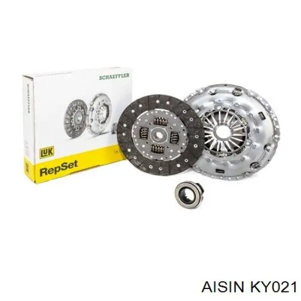 Купить KY021 Aisin Комплект сцепления (диск, корзина, подшипник)