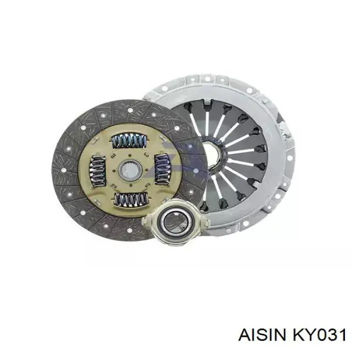 Купить KY031 Aisin Комплект сцепления (диск, корзина, подшипник)