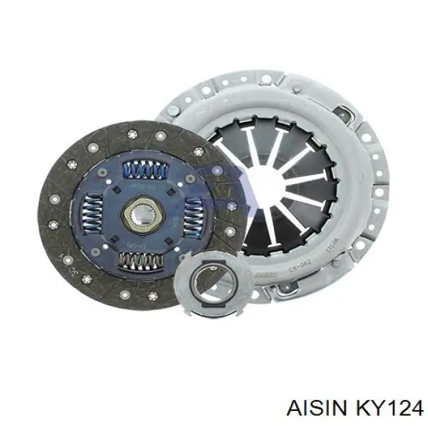 Купить KY124 Aisin Комплект сцепления (диск, корзина, подшипник)
