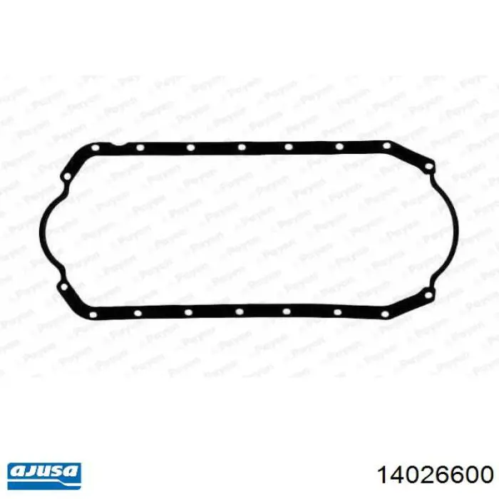 Прокладка поддона картера 14026600 Ajusa