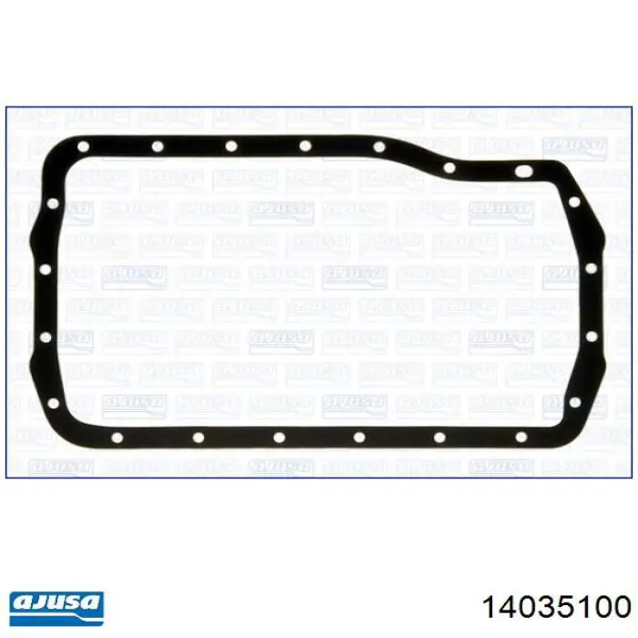 Прокладка поддона картера 14035100 Ajusa
