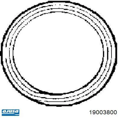 19003800 Ajusa кольцо приемной трубы глушителя