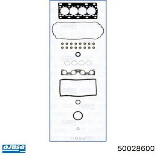 50028600 Ajusa Комплект прокладок на двигатель