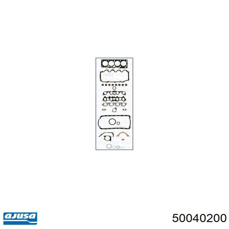 50040200 Ajusa Комплект прокладок на двигатель