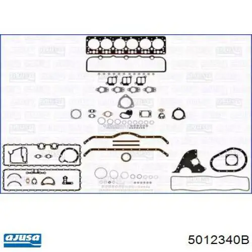 Комплект прокладок двигателя 5012340B Ajusa
