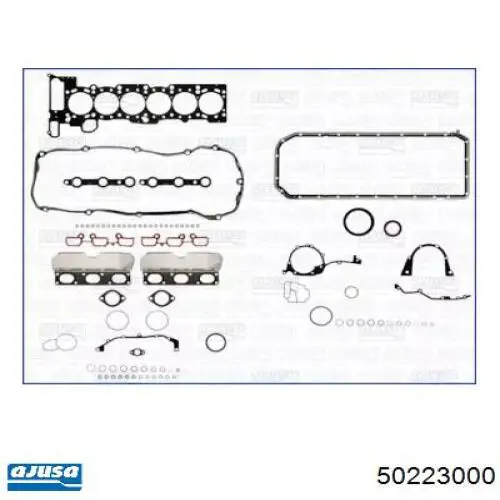 50223000 Ajusa Комплект прокладок на двигатель