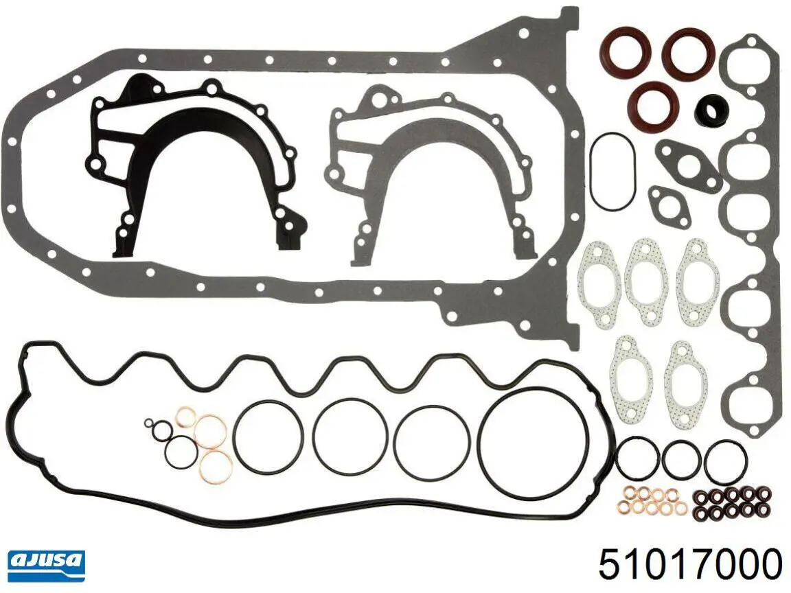 Комплект прокладок двигателя полный AJUSA 51017000