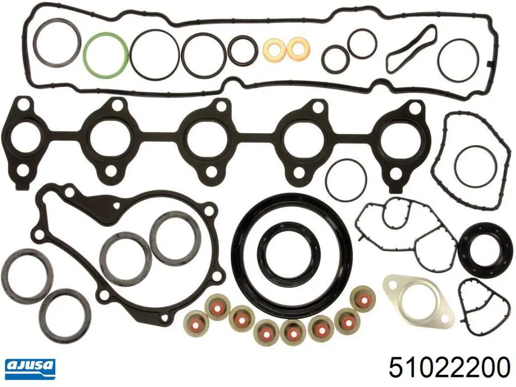 Комплект прокладок двигателя полный AJUSA 51022200
