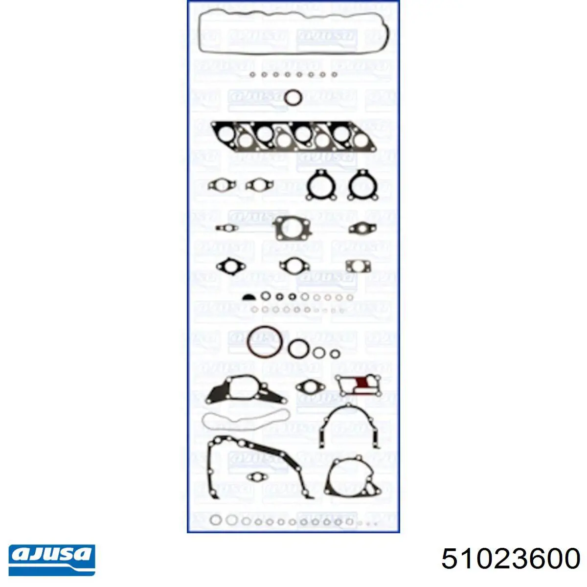 Комплект прокладок двигателя полный AJUSA 51023600