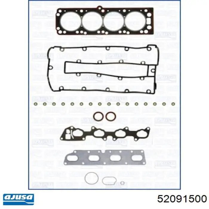 Верхний комплект прокладок двигателя 52091500 Ajusa