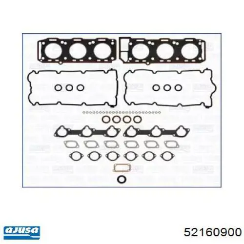Верхний комплект прокладок двигателя 52160900 Ajusa