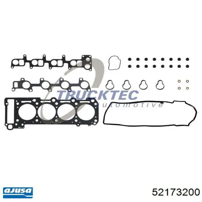 Верхний комплект прокладок двигателя 52173200 Ajusa