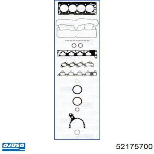 Верхний комплект прокладок двигателя 52175700 Ajusa