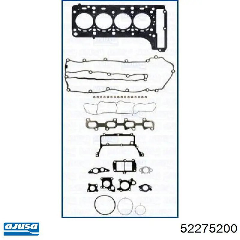 Верхний комплект прокладок двигателя 52275200 Ajusa