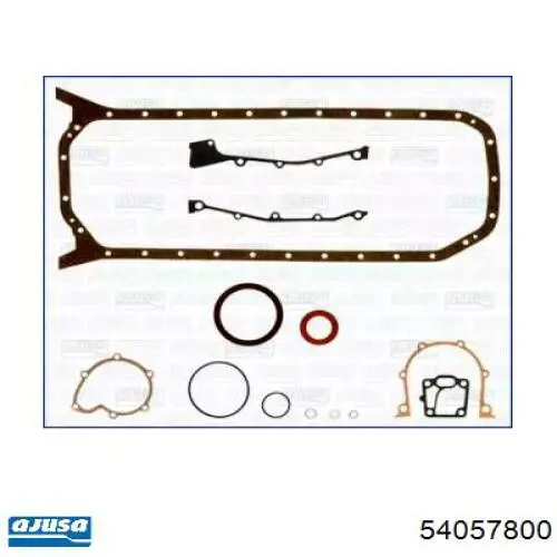 Нижний комплект прокладок двигателя 54057800 Ajusa