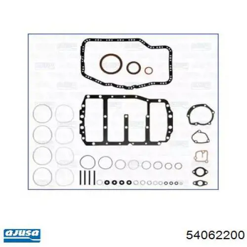 54062200 Ajusa комплект прокладок двигателя нижний
