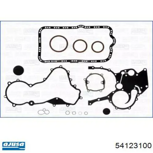 Juego completo de juntas, motor, inferior 54123100 Ajusa