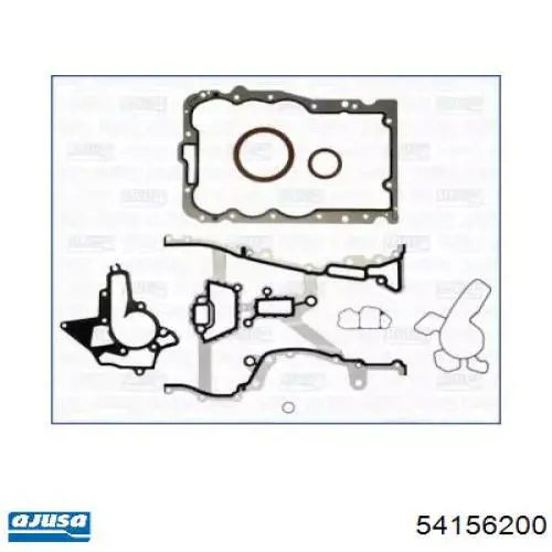 1606249 Opel kit inferior de vedantes de motor