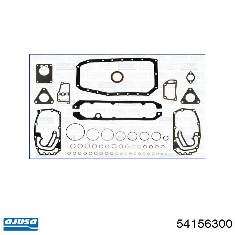 Комплект прокладок двигуна, нижній 54156300 Ajusa