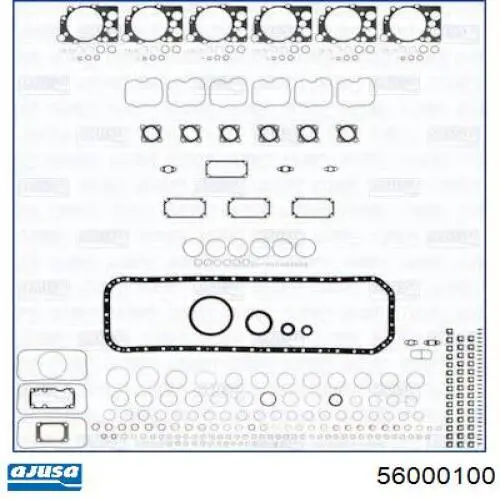 Комплект прокладок крышки клапанов 56000100 Ajusa