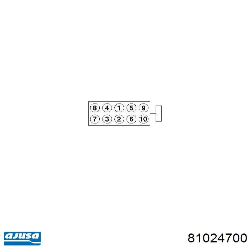 Болт ГБЦ 81024700 Ajusa