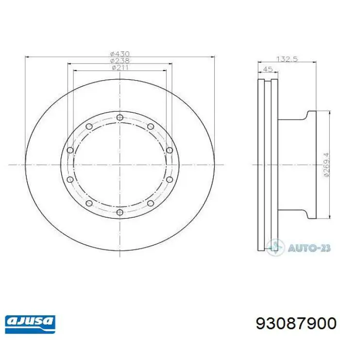 Распредвал двигателя выпускной Nissan/Infiniti 1302061J10 цена, от 56.50 USD