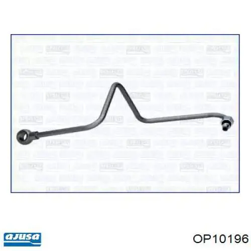 Трубка (шланг) подачи масла к турбине OP10196 Ajusa