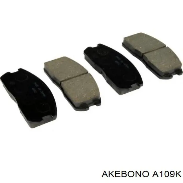 A109K Akebono передние тормозные колодки