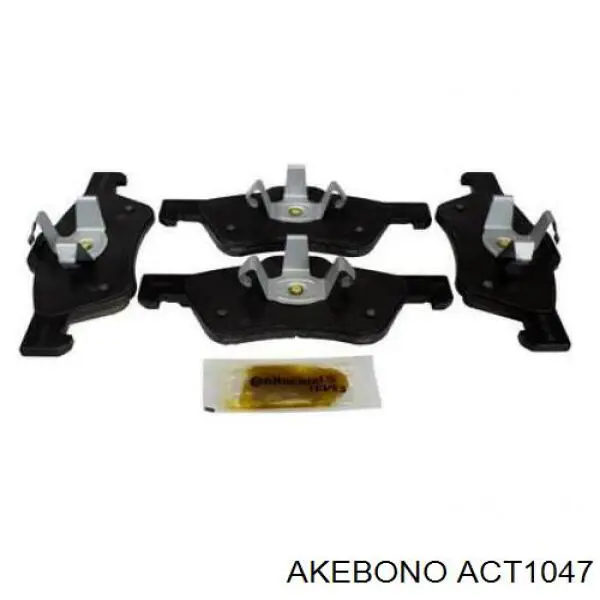 ACT1047 Akebono передние тормозные колодки