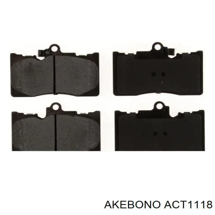ACT1118 Akebono Колодки передние