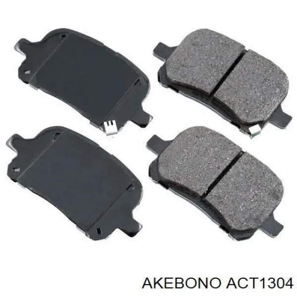 Задние тормозные колодки ACT1304 Akebono