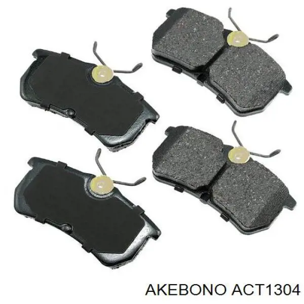 Колодки дисковые  Akebono ACT1304 цена, от 37.05 USD