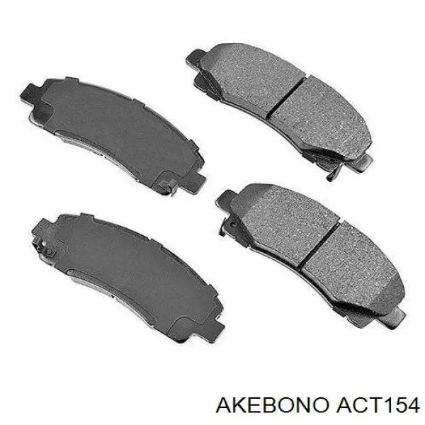 ACT154 Akebono Колодки передние