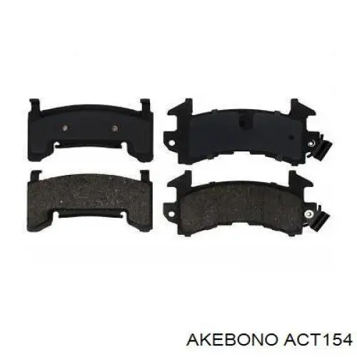 Колодки Akebono ACT154 цена, от 28.67 USD