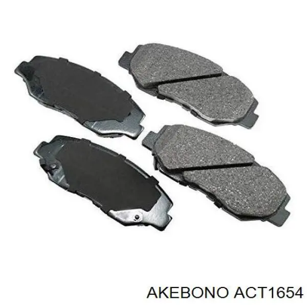 Передние тормозные колодки ACT1654 Akebono