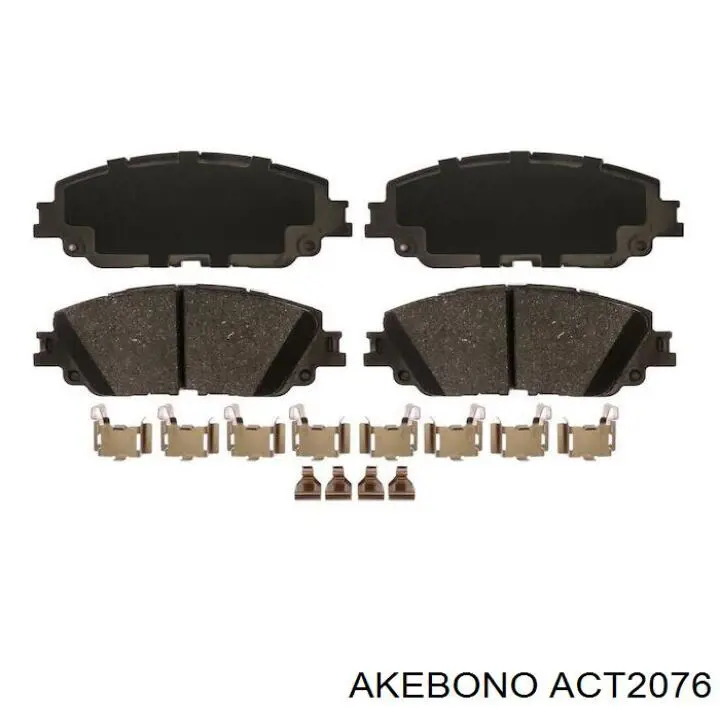 Колодки Akebono ACT2076 цена, от 31.67 USD