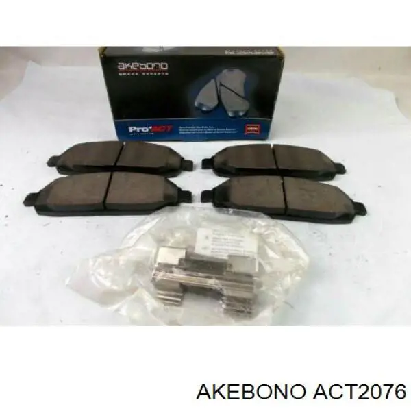 Купить ACT2076 Akebono Колодки тормозные