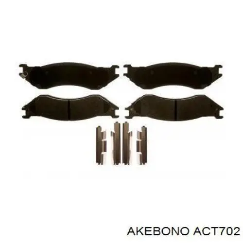 Передние тормозные колодки 5139917AB Chrysler