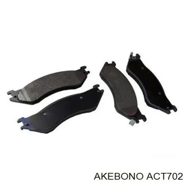 Передние тормозные колодки D702 Friction Master